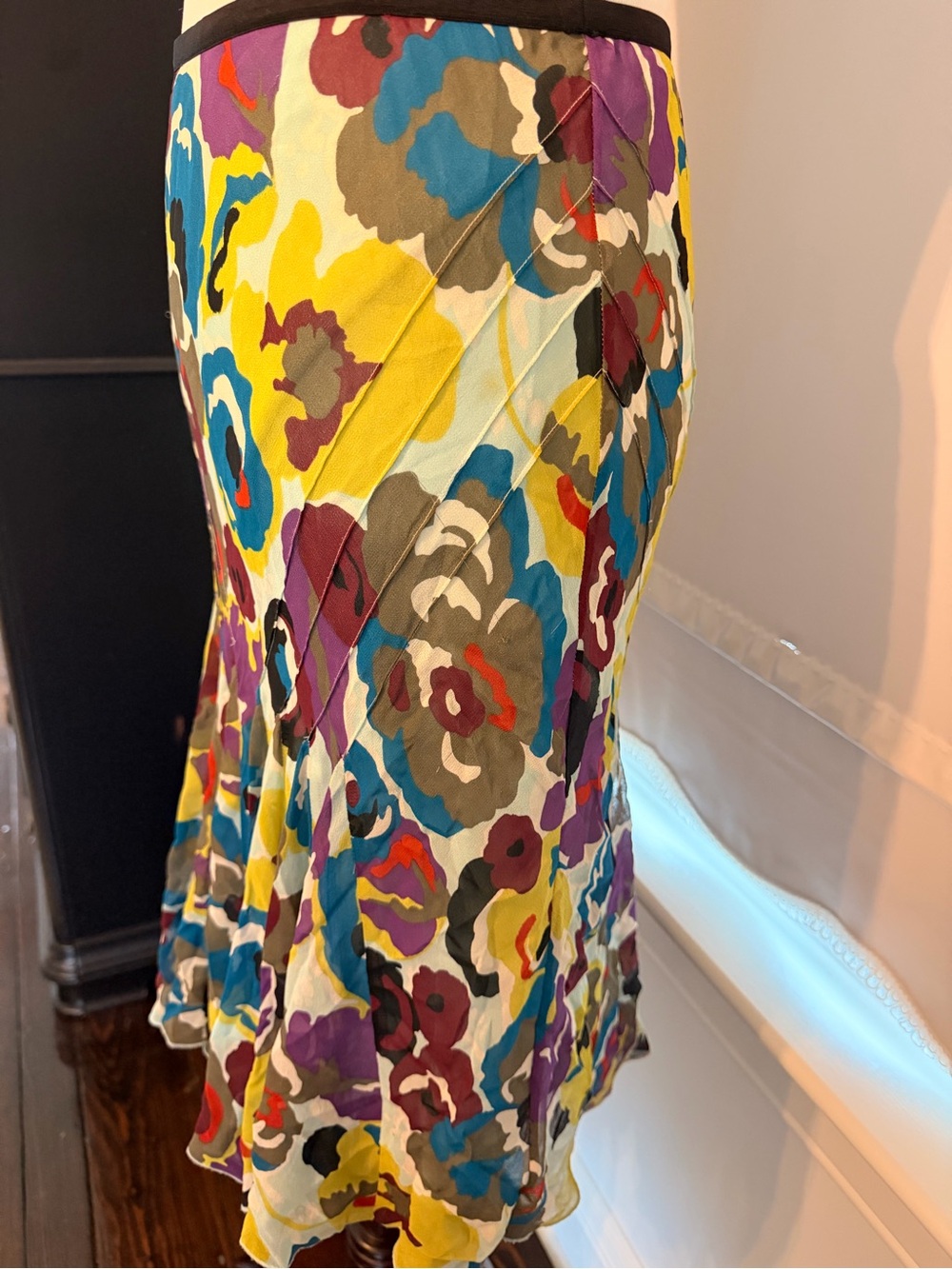 Ideology Multi-Color Floral Circle Skirt - Picture 3 of 8